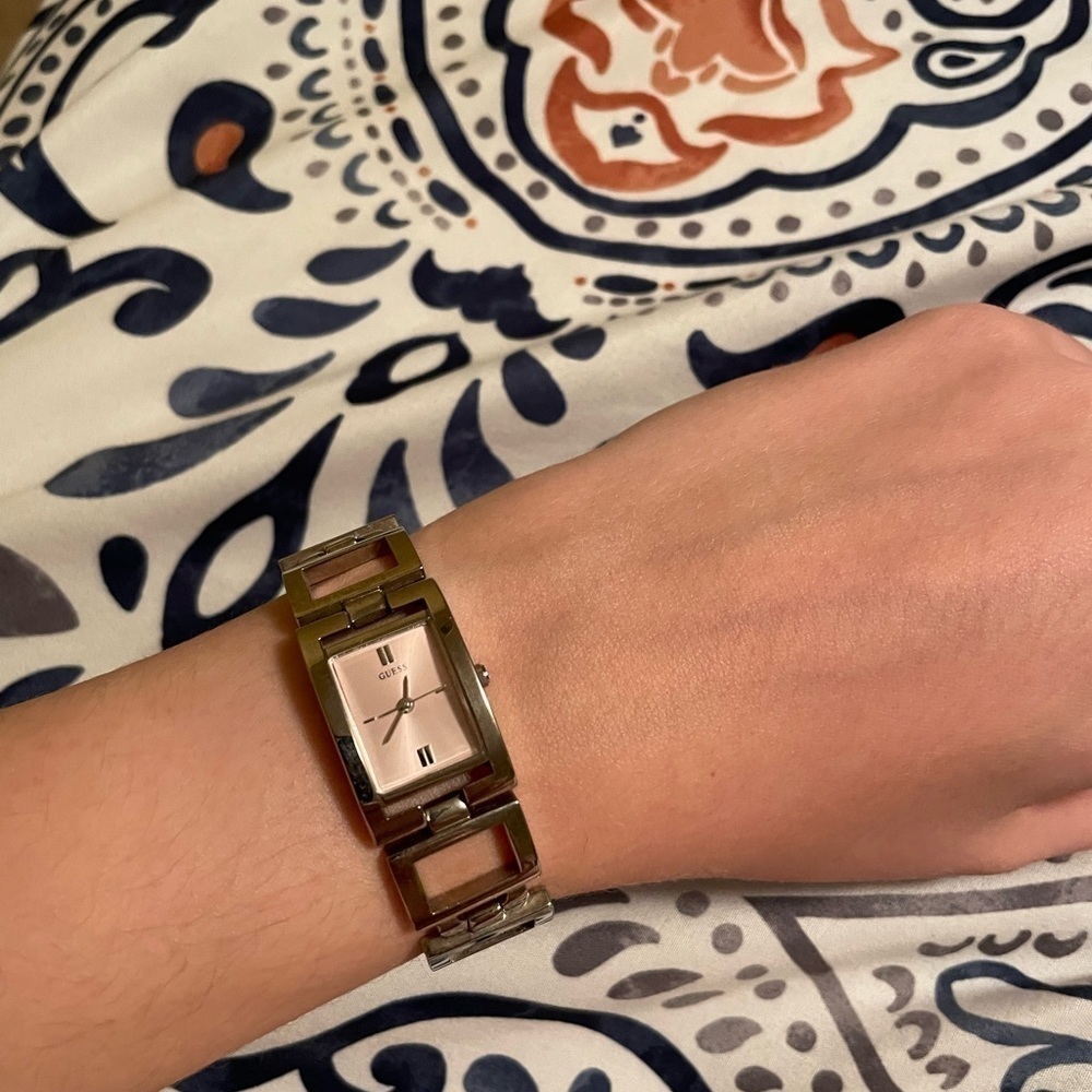 Silver Guess watch